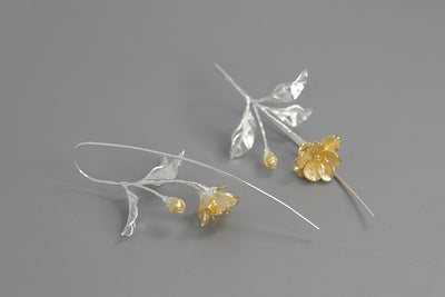 Aretes de Flor de Begonia - Image 9