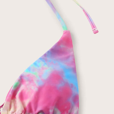 Traje de Baño Mujer Estampado Multicolor con Corte Asimétrico - Image 18