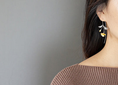 Aretes de Flor de Begonia - Image 12