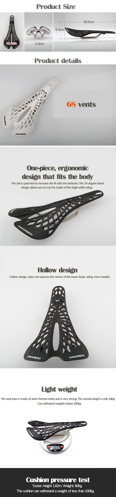 Asiento de Bicicleta de Montaña con Amortiguación Premium - Image 7