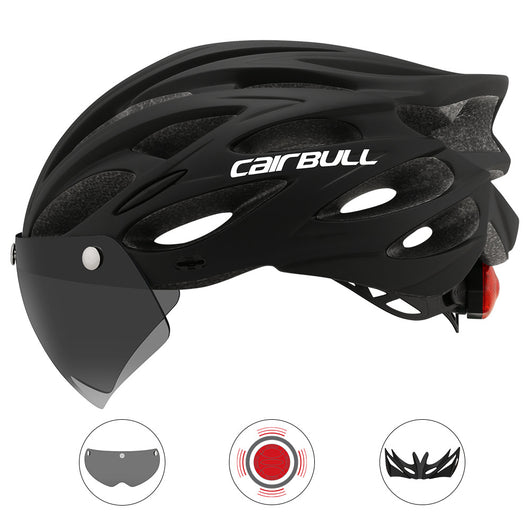 Casco de Ciclismo de Montaña con Visera, Lente Integrada y Luz Trasera - Image 12