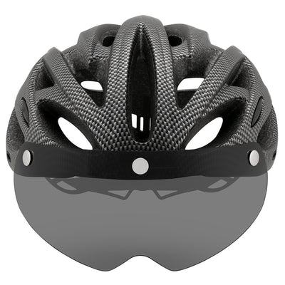 Casco de Ciclismo de Montaña con Visera, Lente Integrada y Luz Trasera - Image 18