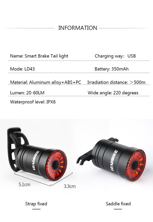Luz de Advertencia Nocturna Impermeable para Ciclismo - Image 11