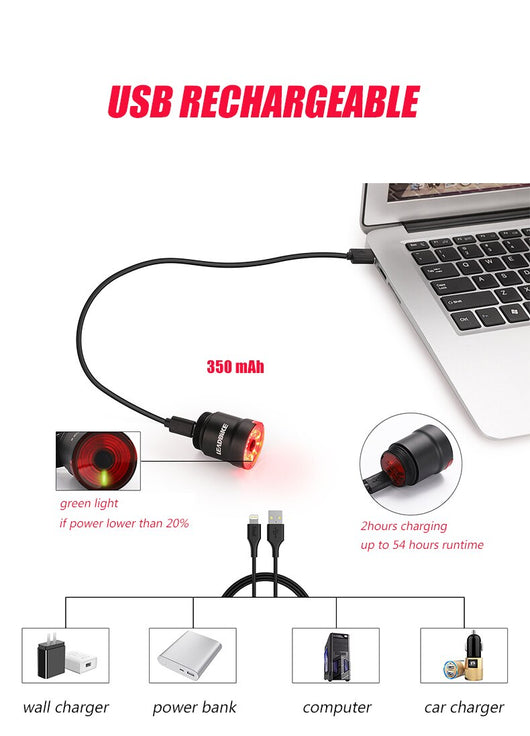 Luz de Advertencia Nocturna Impermeable para Ciclismo - Image 15