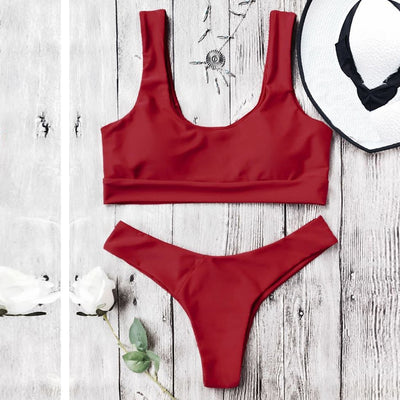 Bikini Liso de Colores Vibrantes - Image 13