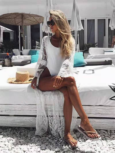 Blusa de Playa Bordada Elegante - Image 9