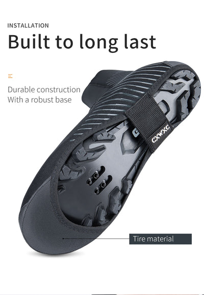 Protector de Zapato para Bicicleta con Cierre de Seguridad Impermeable - Image 9