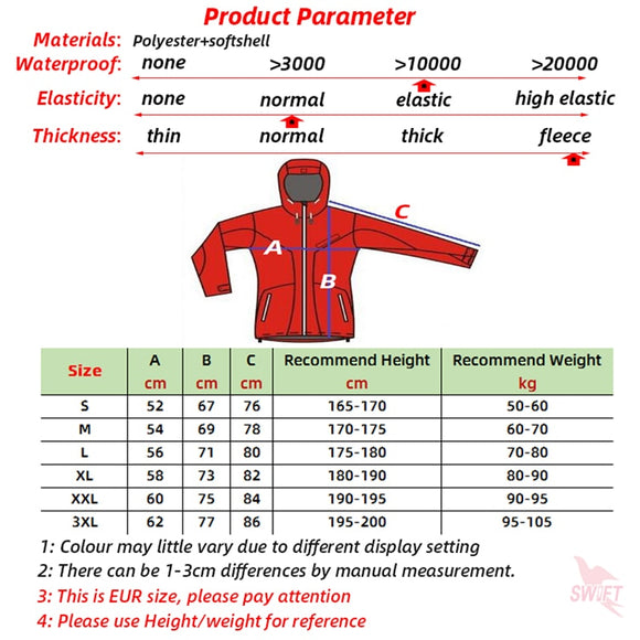 Chaqueta Impermeable para Montaña y Trekking - Soft Shell Premium