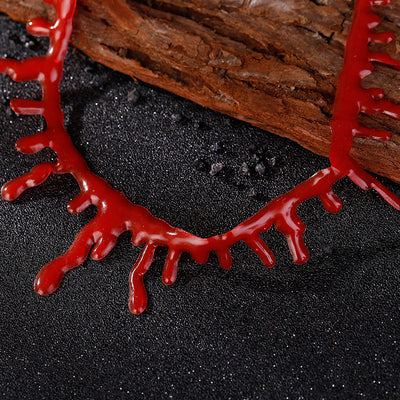 Collar Punk Gota de Sangre Halloween Unisex para Hombre y Mujer - Image 6