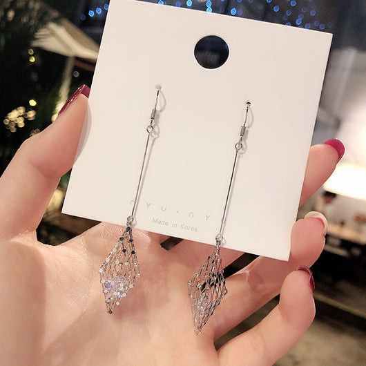 Aretes Largos Colgantes de Cristal para Mujer - Diseño Elegante y Sofisticado - Image 15
