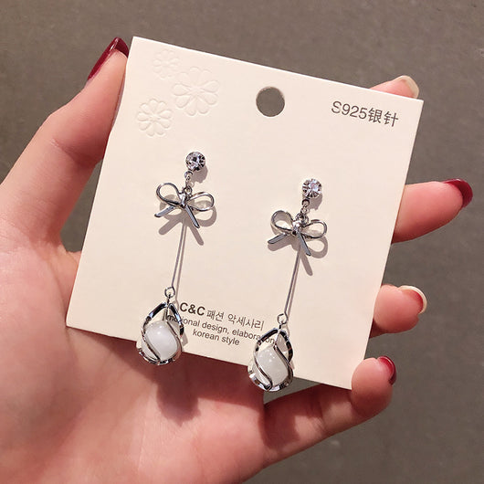 Aretes Largos Colgantes de Cristal para Mujer - Diseño Elegante y Sofisticado - Image 25