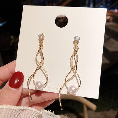 Aretes Largos Colgantes de Cristal para Mujer - Diseño Elegante y Sofisticado - Image 48