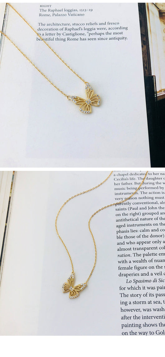 Collar Mariposa de Diamantes - Image 10