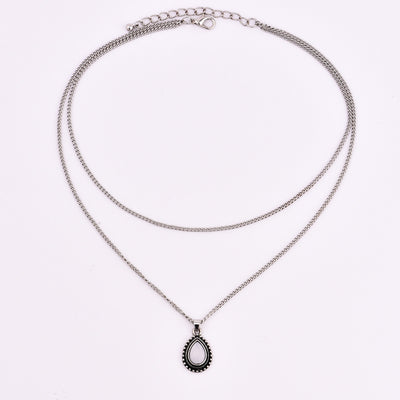 Collar de Gota de Agua con Piedra Personalidad - Moda Europea y Americana - Image 6