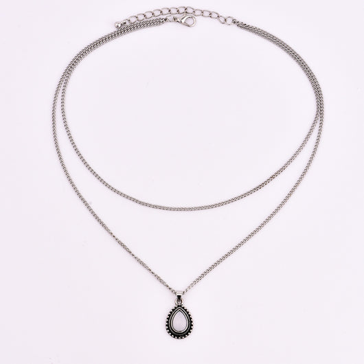 Collar de Gota de Agua con Piedra Personalidad - Moda Europea y Americana - Image 6