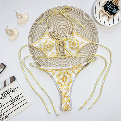 Bikini Estampado Leopardo Retro - Image 22