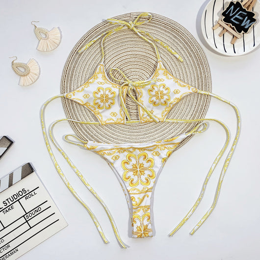 Bikini Estampado Leopardo Retro - Image 22
