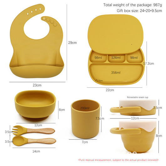 Juego de Vajilla Infantil Antideslizante con Plato, Tazón, Cubiertos y Vaso - Image 15