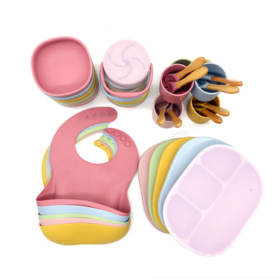 Juego de Vajilla Infantil Antideslizante con Plato, Tazón, Cubiertos y Vaso - Image 16