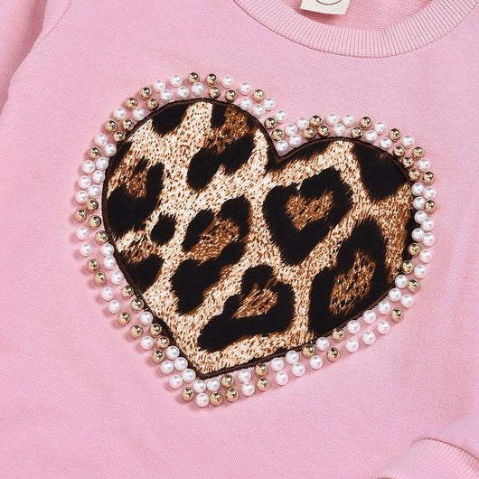 Suéter Bicolor Estampado Leopardo con Detalles de Cuentas - Image 11