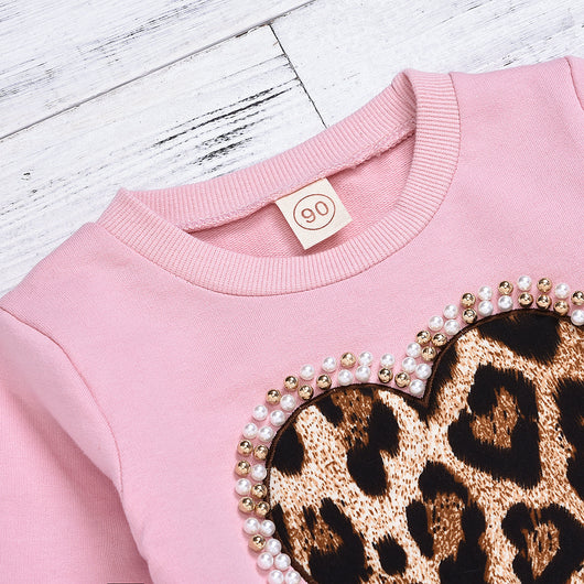 Suéter Bicolor Estampado Leopardo con Detalles de Cuentas - Image 12