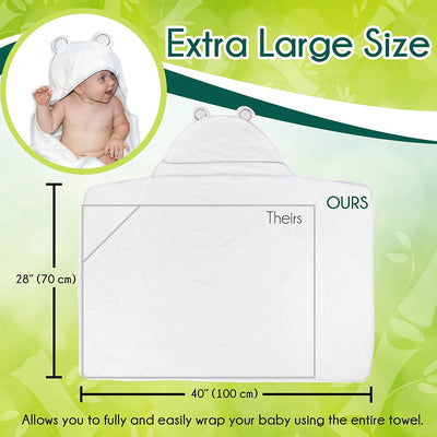 Toalla de Baño Infantil con Capucha Orejas de Osito - Bata Térmica Suave - Image 11