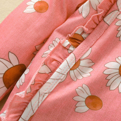 Mono para Bebé Niña Estampado Girasol con Mangas Volantes y Cierre Oculto - Image 20