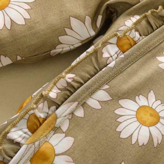 Mono para Bebé Niña Estampado Girasol con Mangas Volantes y Cierre Oculto - Image 29