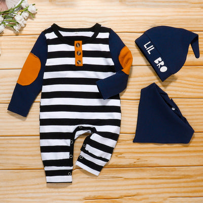 Enterizo Infantil con Diseño de Letras y Parches Estampados - Image 7