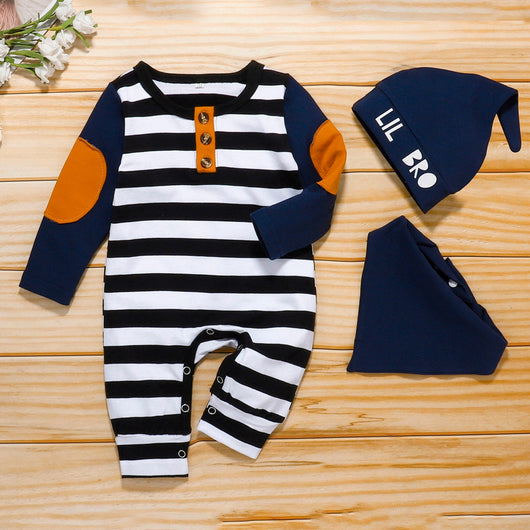 Enterizo Infantil con Diseño de Letras y Parches Estampados - Image 7