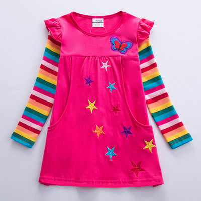 Vestido Infantil de Lentejuelas para Otoño e Invierno - Image 10