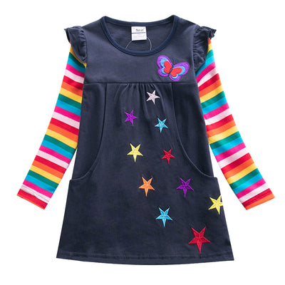 Vestido Infantil de Lentejuelas para Otoño e Invierno - Image 22