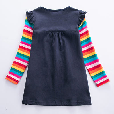 Vestido Infantil de Lentejuelas para Otoño e Invierno - Image 24