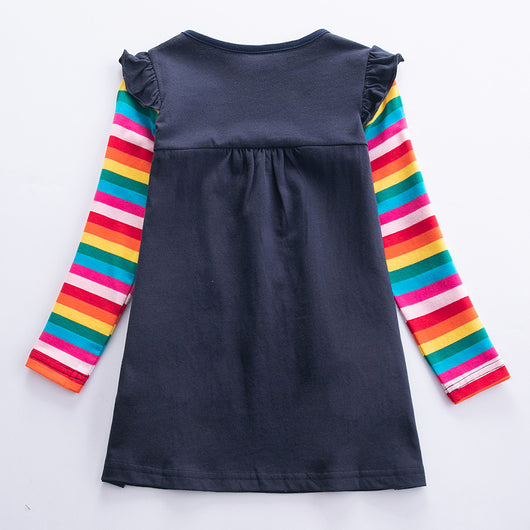 Vestido Infantil de Lentejuelas para Otoño e Invierno - Image 24