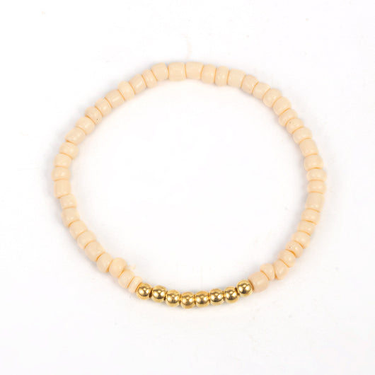 Pulsera de cuentas con lazo floral - Image 11