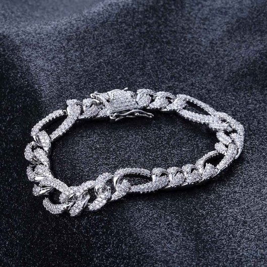 Pulsera Hip-Hop Candado Dorado con Baño de Oro - Image 8
