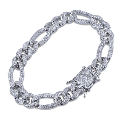 Pulsera Hip-Hop Candado Dorado con Baño de Oro - Image 10