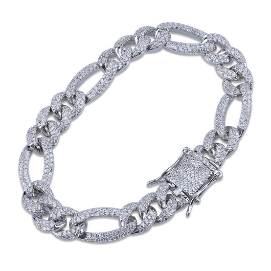 Pulsera Hip-Hop Candado Dorado con Baño de Oro - Image 10
