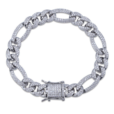 Pulsera Hip-Hop Candado Dorado con Baño de Oro - Image 11