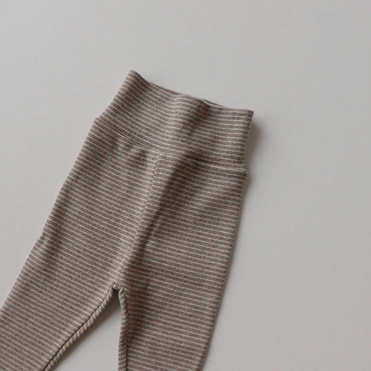 Conjunto de Pantalones Protectores de Cintura Alta para Bebé con Rayas - Image 21