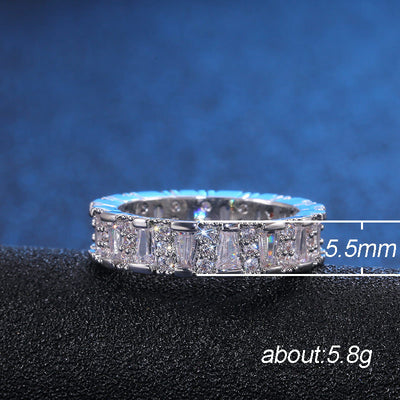 Anillo de Diamantes AA con Circonita Irregular - Image 5