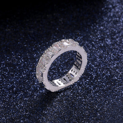 Anillo de Diamantes AA con Circonita Irregular - Image 10