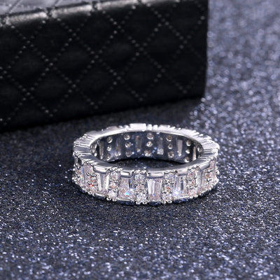 Anillo de Diamantes AA con Circonita Irregular - Image 13