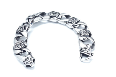 Pulsera Route 66 Acero Titanio - Image 17
