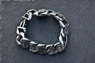 Pulsera Route 66 Acero Titanio - Image 19