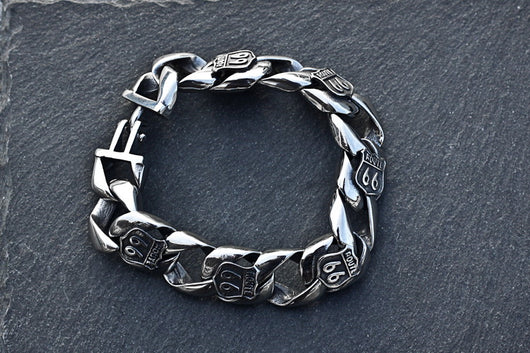 Pulsera Route 66 Acero Titanio - Image 19