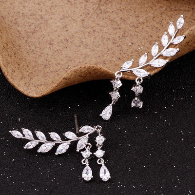 Aretes geométricos con borla larga elegante - Image 14