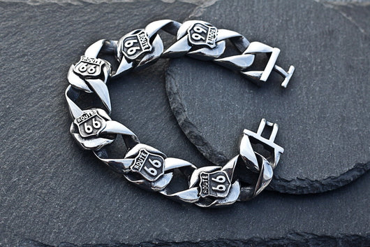 Pulsera Route 66 Acero Titanio - Image 24