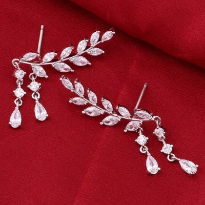 Aretes geométricos con borla larga elegante - Image 15