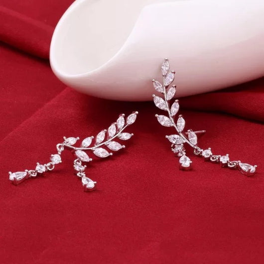 Aretes geométricos con borla larga elegante - Image 17